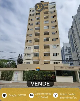 Apartamento 2 dormitórios em Blumenau no bairro Velha