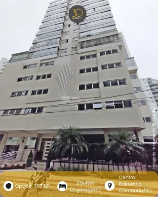 Apartamento 2 dormitórios em Balneário Camboriú no bairro Centro