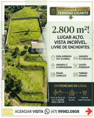 Casa 3 dormitórios em Blumenau no bairro Do Salto