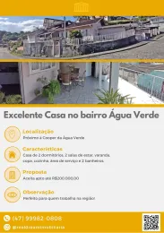 VENDE CASA próximo à COOPER ÁGUA VERDE - Opção 812