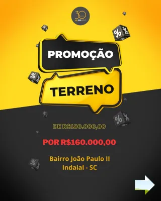 Lote/Terreno em Indaial no bairro João Paulo II