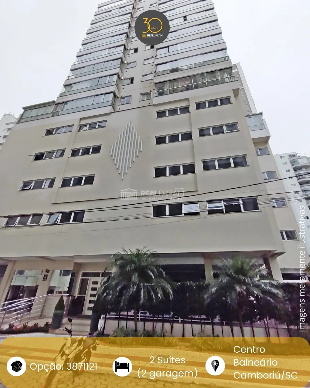 Apartamento 2 dormitórios em Balneário Camboriú no bairro Centro