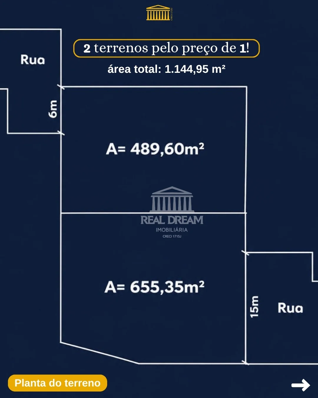 Lote/Terreno em Blumenau no bairro Fortaleza