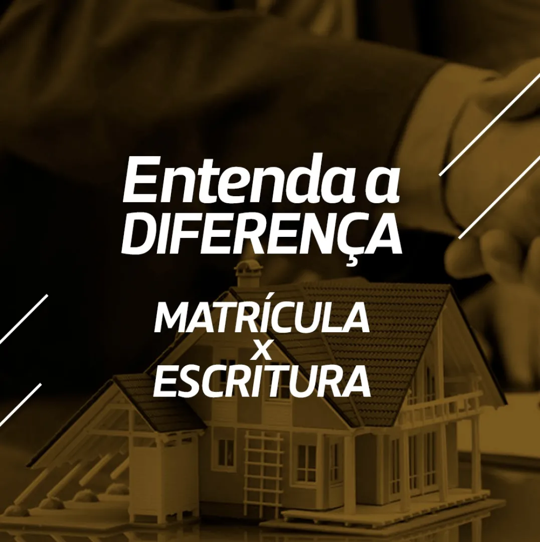 MATRÍCULA X ESCRITURA