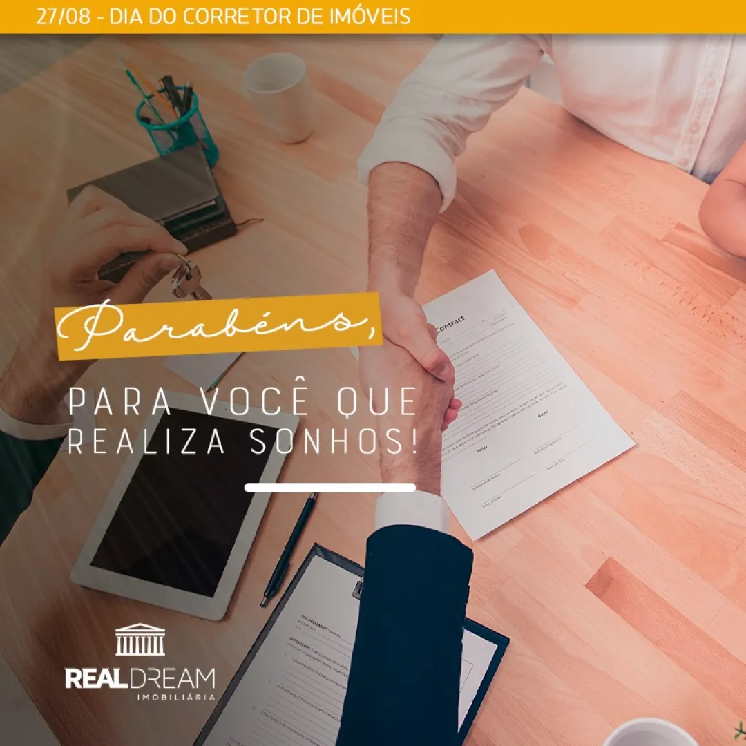 27 de Agosto DIA DO CORRETOR DE IMÓVEIS