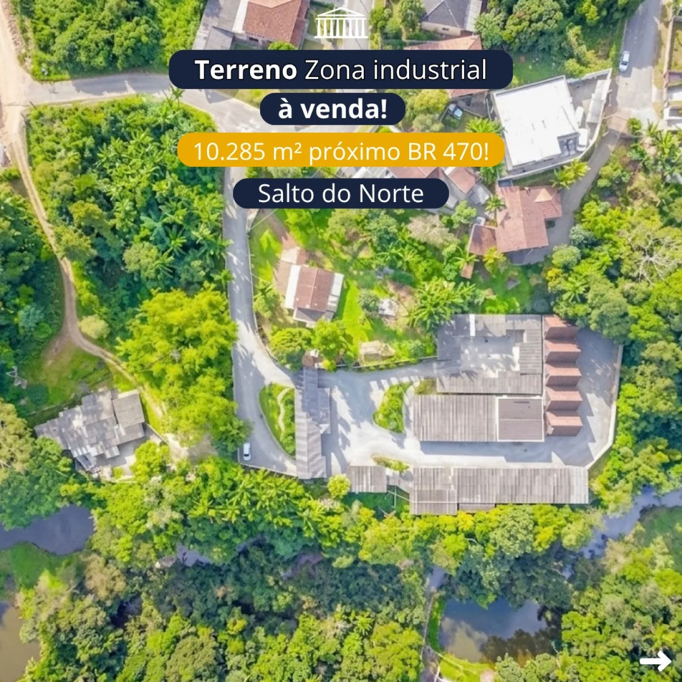Lote/Terreno 23 dormitórios em Blumenau no bairro Salto do Norte